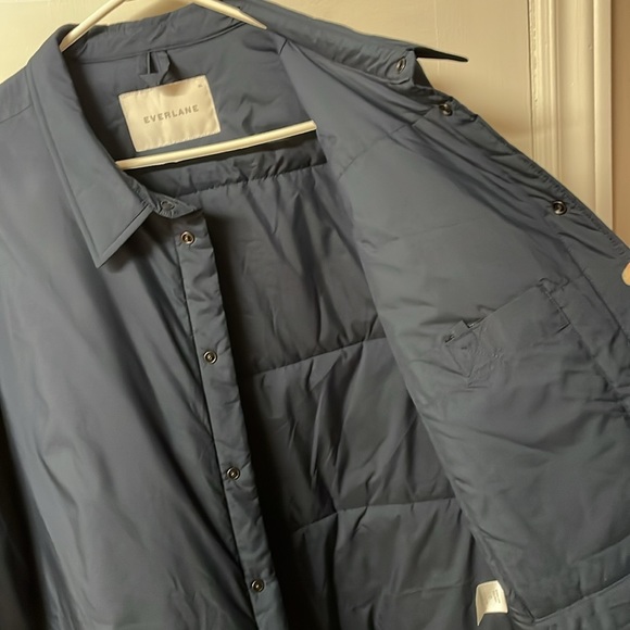 Everlane Lightweight Puffer snap front jacket men’s size XL - Picture 9 of 13